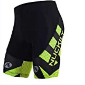 Nuckily Mens Cycling Padded Shorts Size L